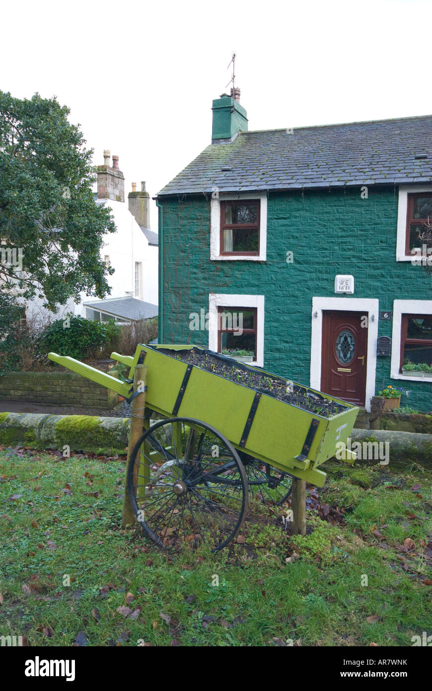 Heysham Villiage Stockfoto