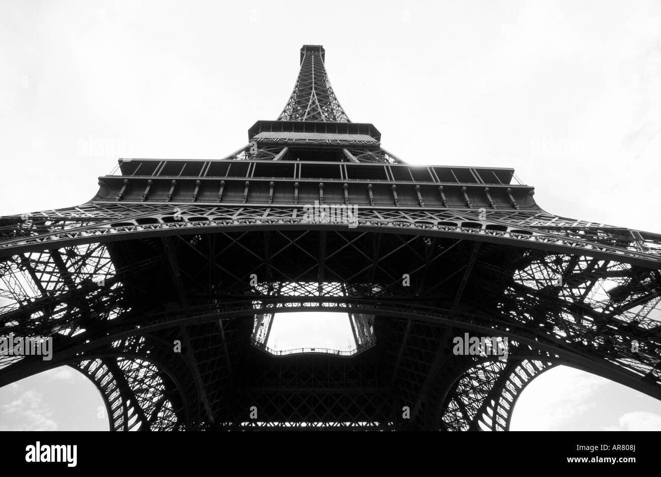 Eiffelturm Paris Frankreich Stockfoto