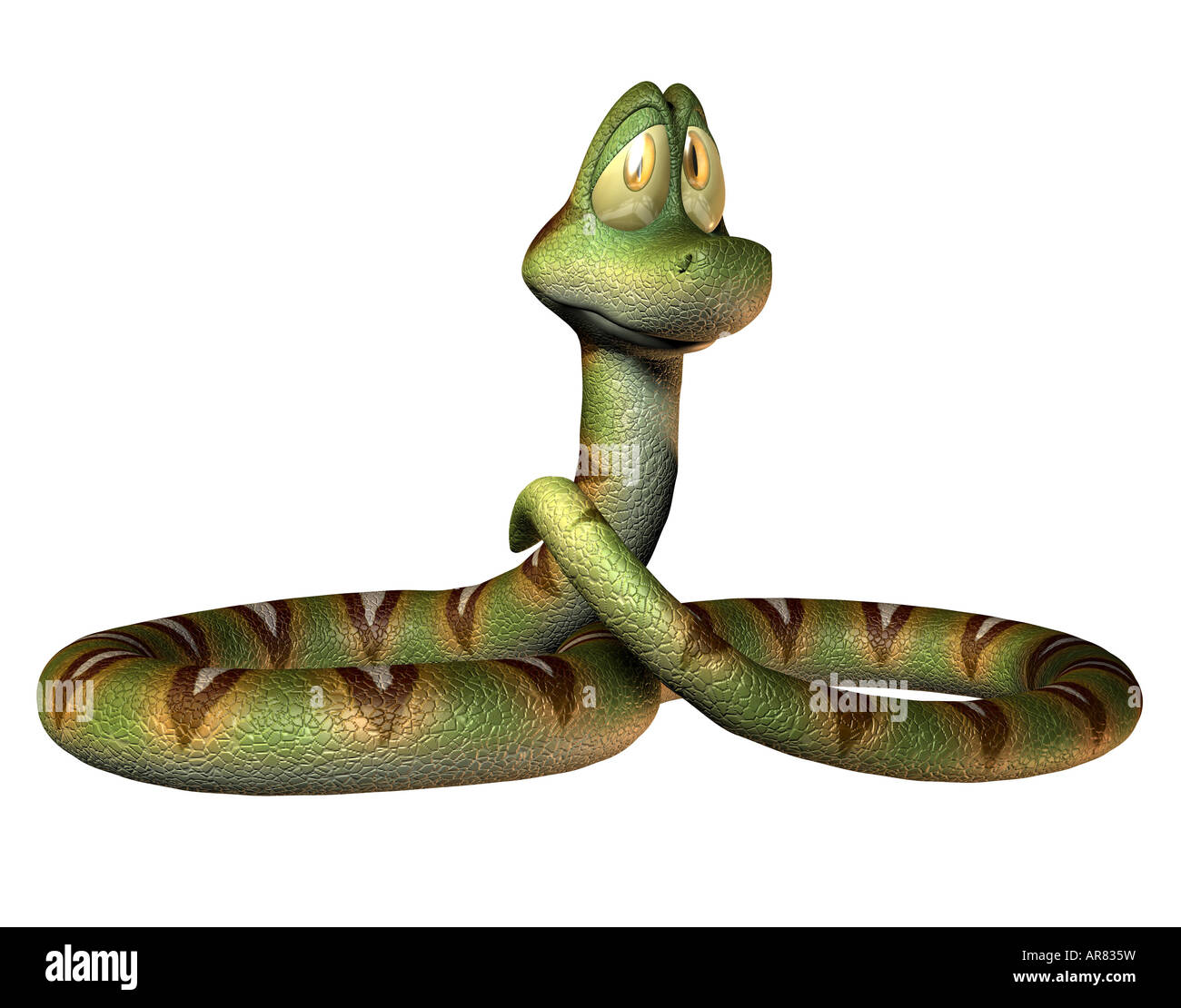 Schlange snake Stockfoto