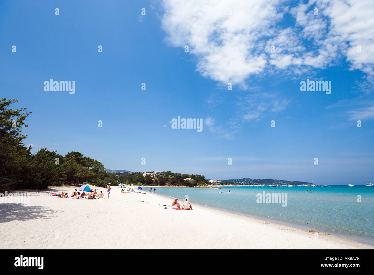 Strand von Pinarello, in der Nähe von PortoVecchio, Korsika