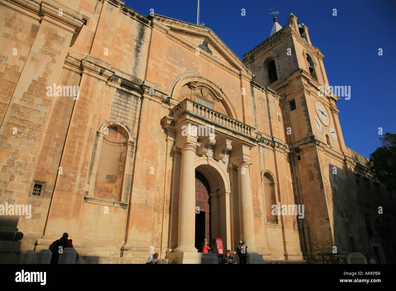 Die Kirche des Heiligen Johannes Valletta Malta Stockfoto
