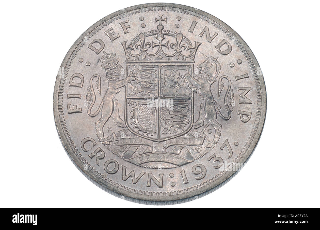 Vereinigtes Königreich Prägung George die sechste Stockfoto