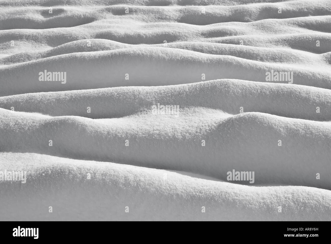 Schnee-Hügel-Hintergrund Stockfoto