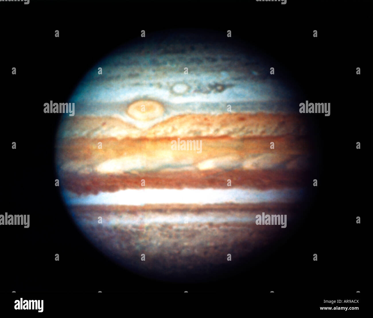 Jupiter Großer Roter Fleck Sichtbar Stockfoto