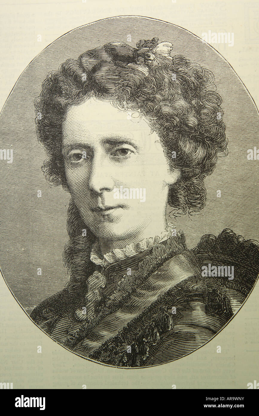 Maria Alexandrowna Kaiserin von Russland geboren 1824 starb 1880 Gemahlin von Kaiser Alexander II Stockfoto