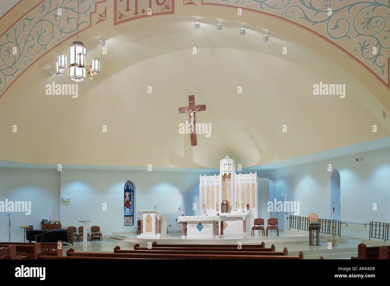 Katholische Kirche innen, Philadelphia, USA Stockfoto
