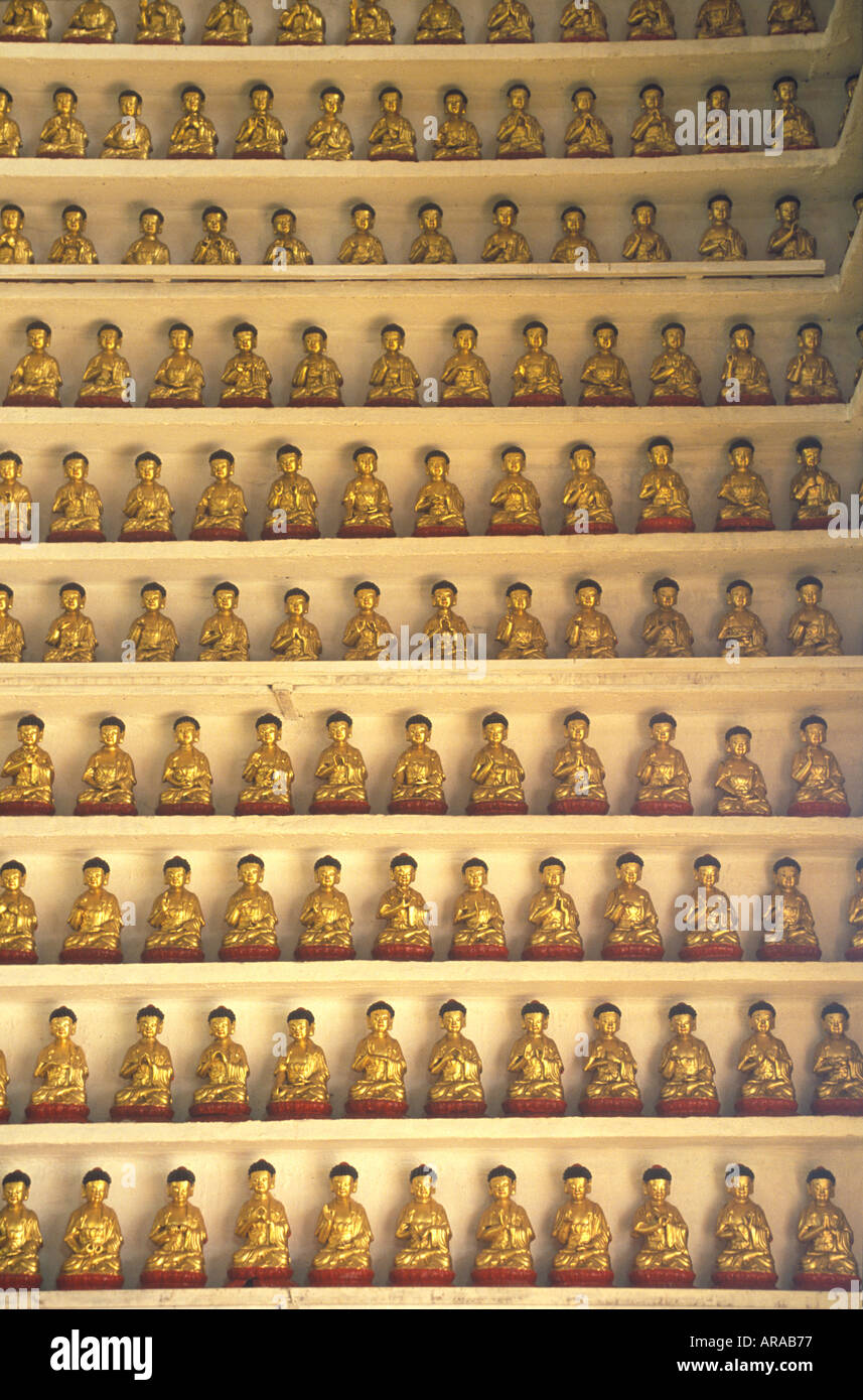 10 000 Buddhas Pagode, Hongkong China Stockfoto