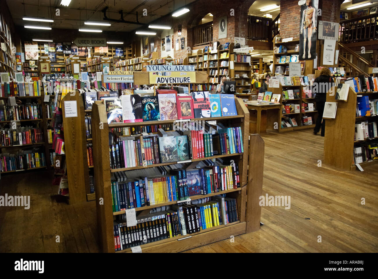 Altmodische Buchhandlung Pioneer Square Seattle Washington Stockfoto