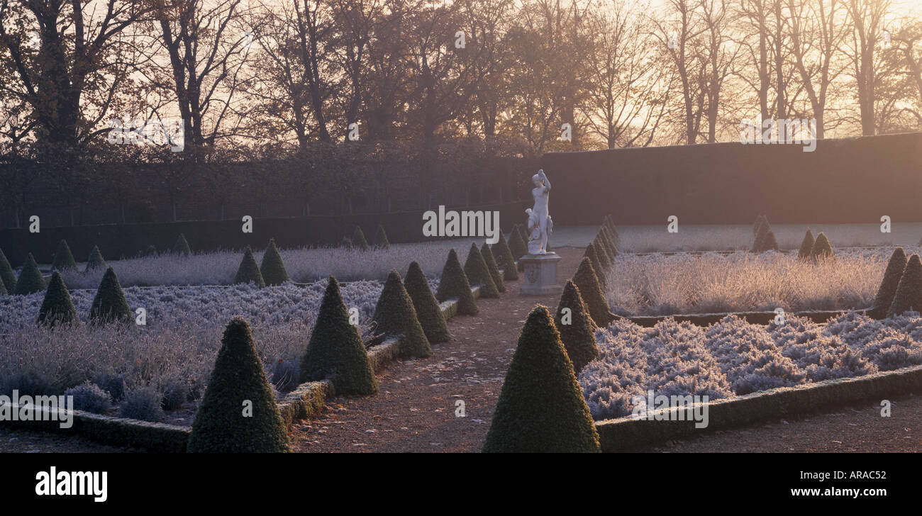 Ein Blick auf die Cherry Garden Ham House Surrey Stockfoto