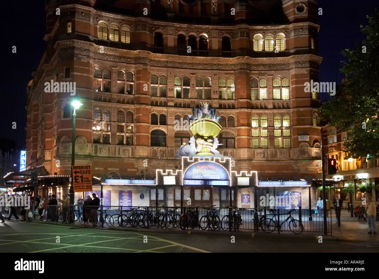 Palace Theatre in London UK Stockfoto