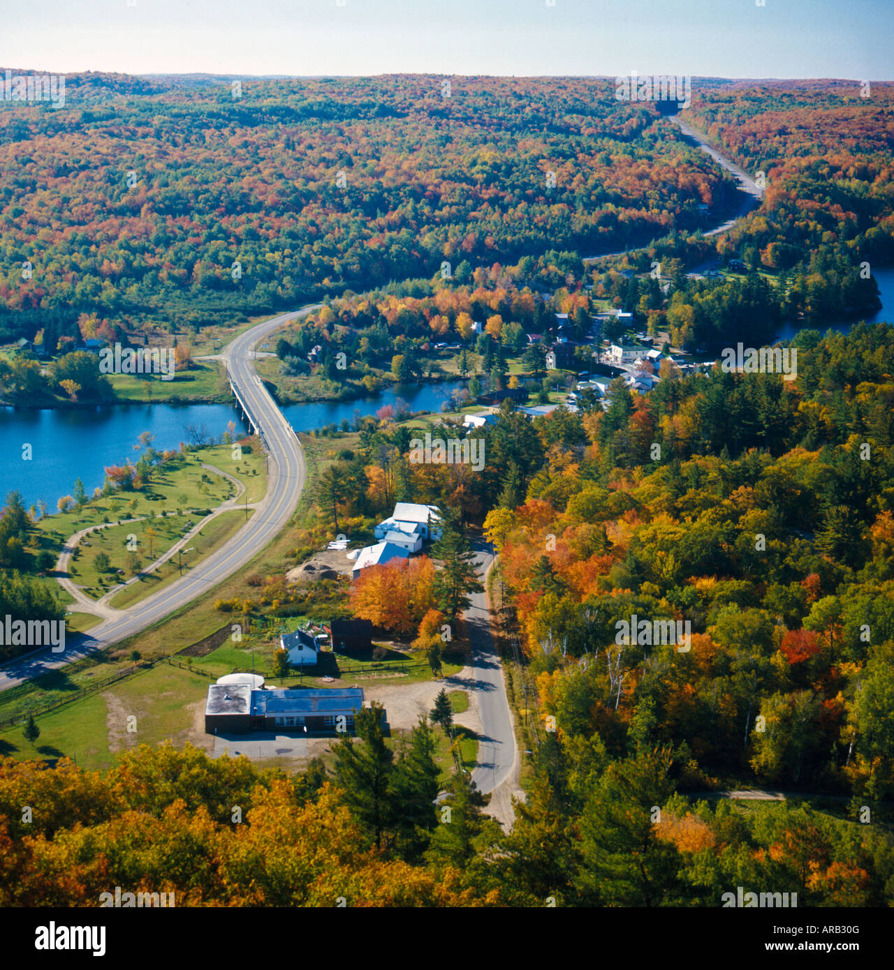 Herbst oder Herbst in Dorest, Ontario, Kanada Stockfoto