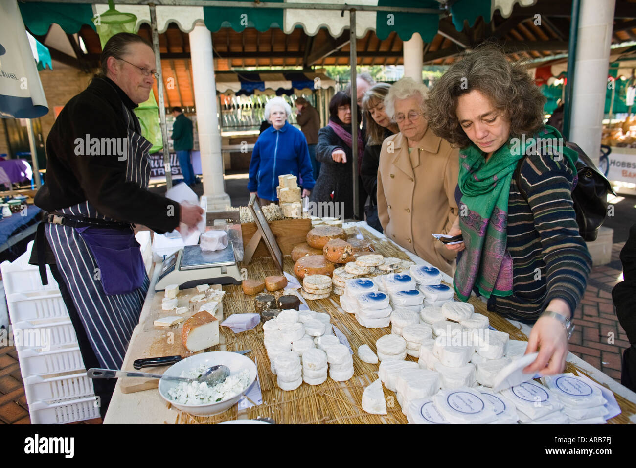 Stroud Farmers Market, Stroud, Gloucestershire, UK Stockfoto