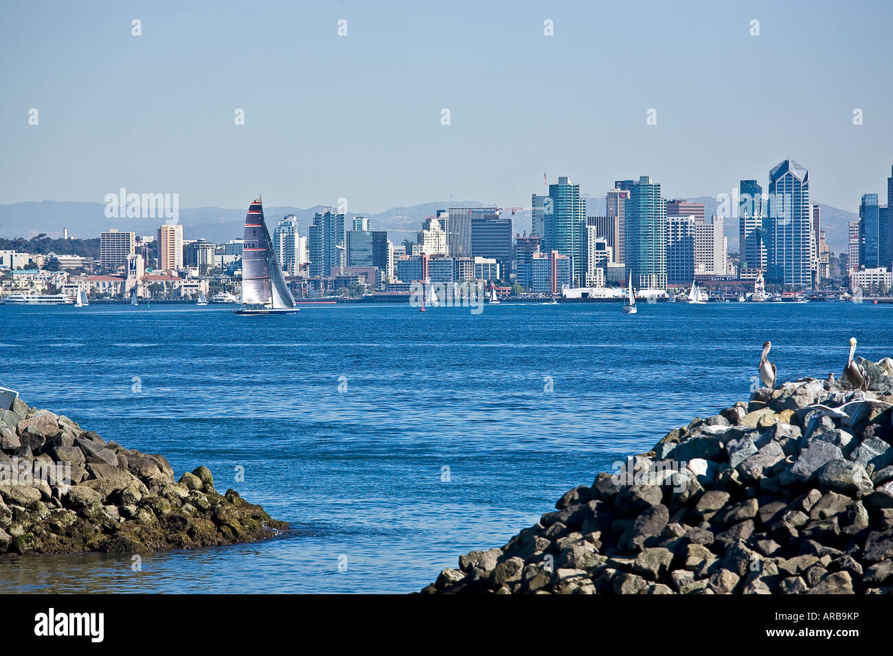 San Diego Bay Stockfoto