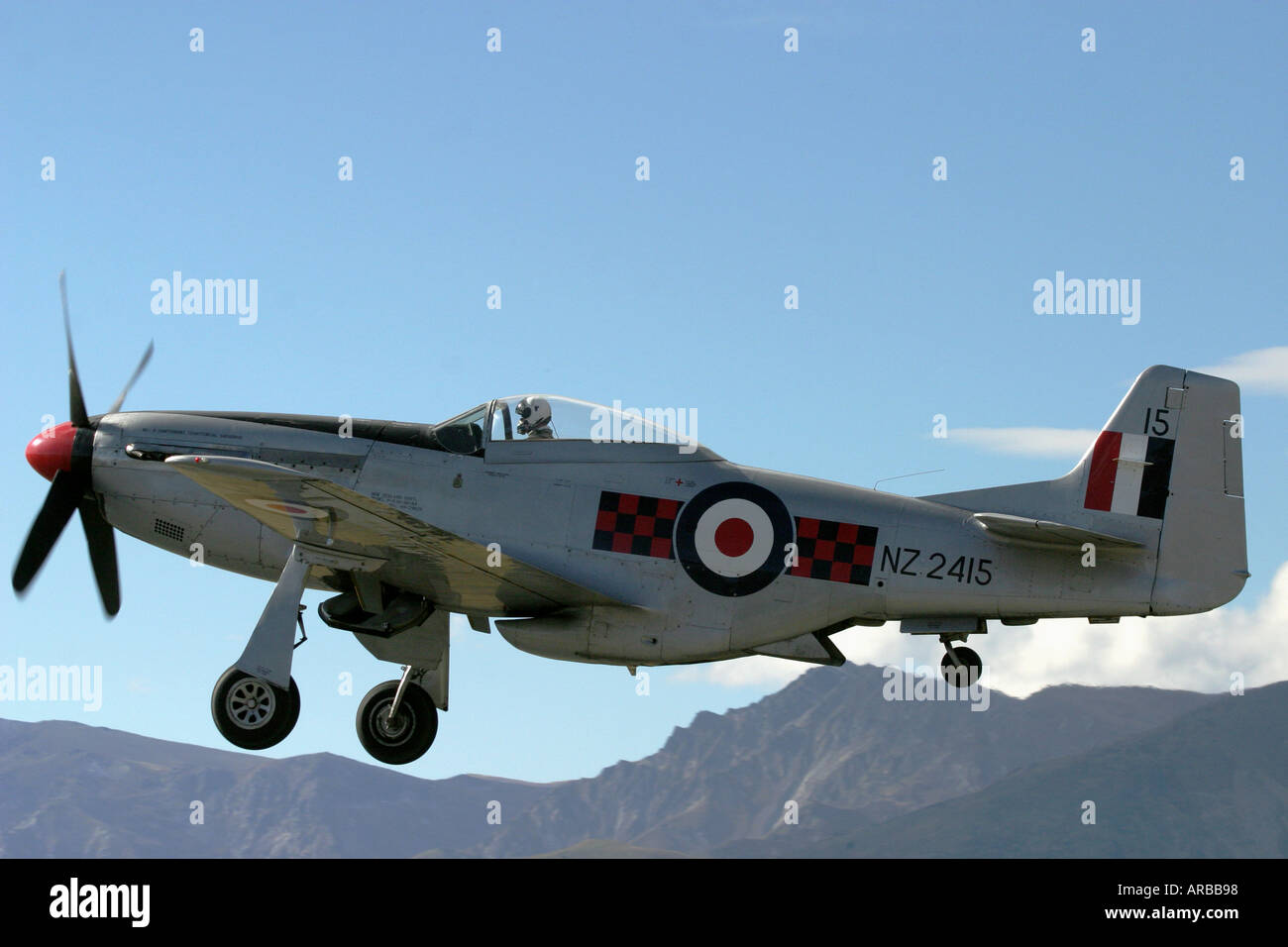 P51 Mustang Jagdflugzeug Stockfoto