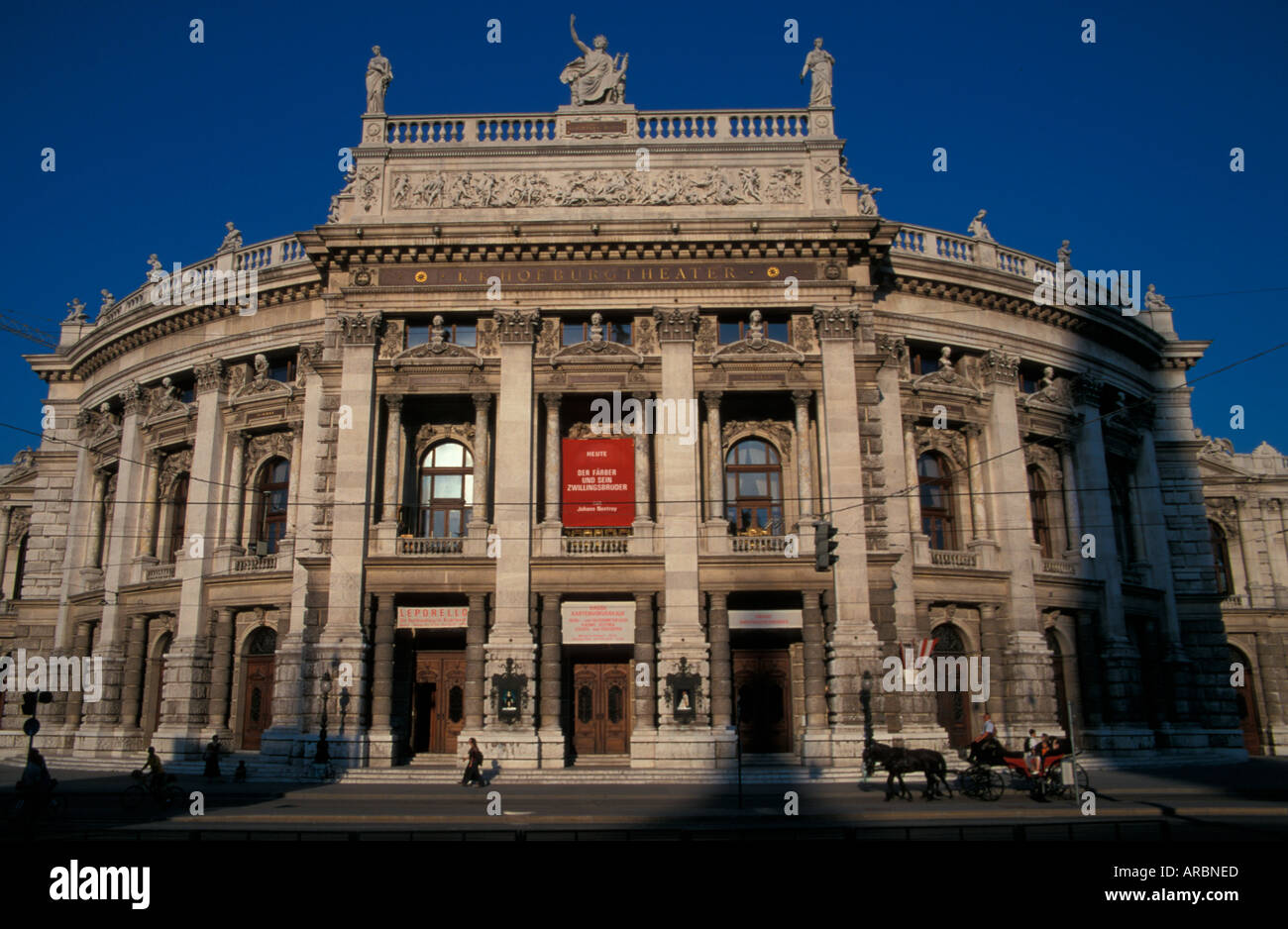 Hofburgtheater Wien Österreich Stockfoto