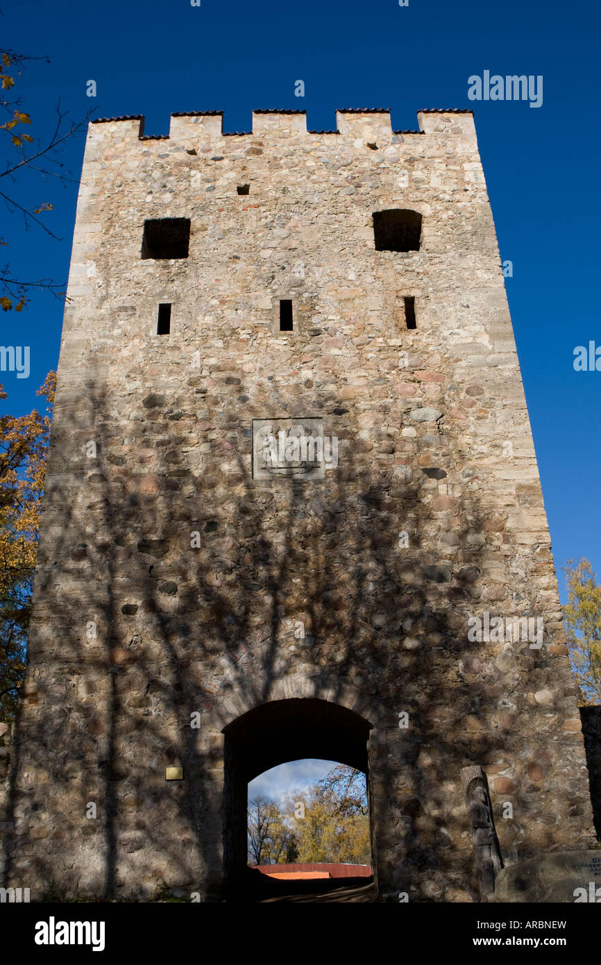 Alten Burgruine Sigulda Sigulda Lettland Stockfoto