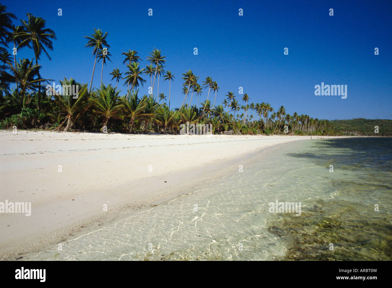 Ostküste Strand, Boracay, Insel vor der Küste von Panay, Philippinen Stockfoto