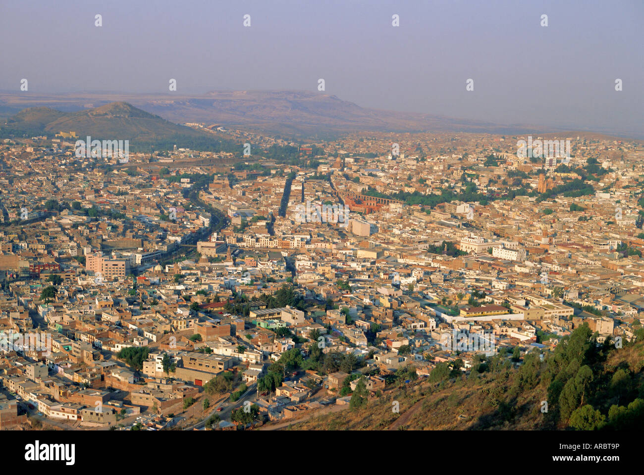 Mit Blick auf Zacatecas, Bundesstaat Zacatecas, Mexiko, Mittelamerika Stockfoto