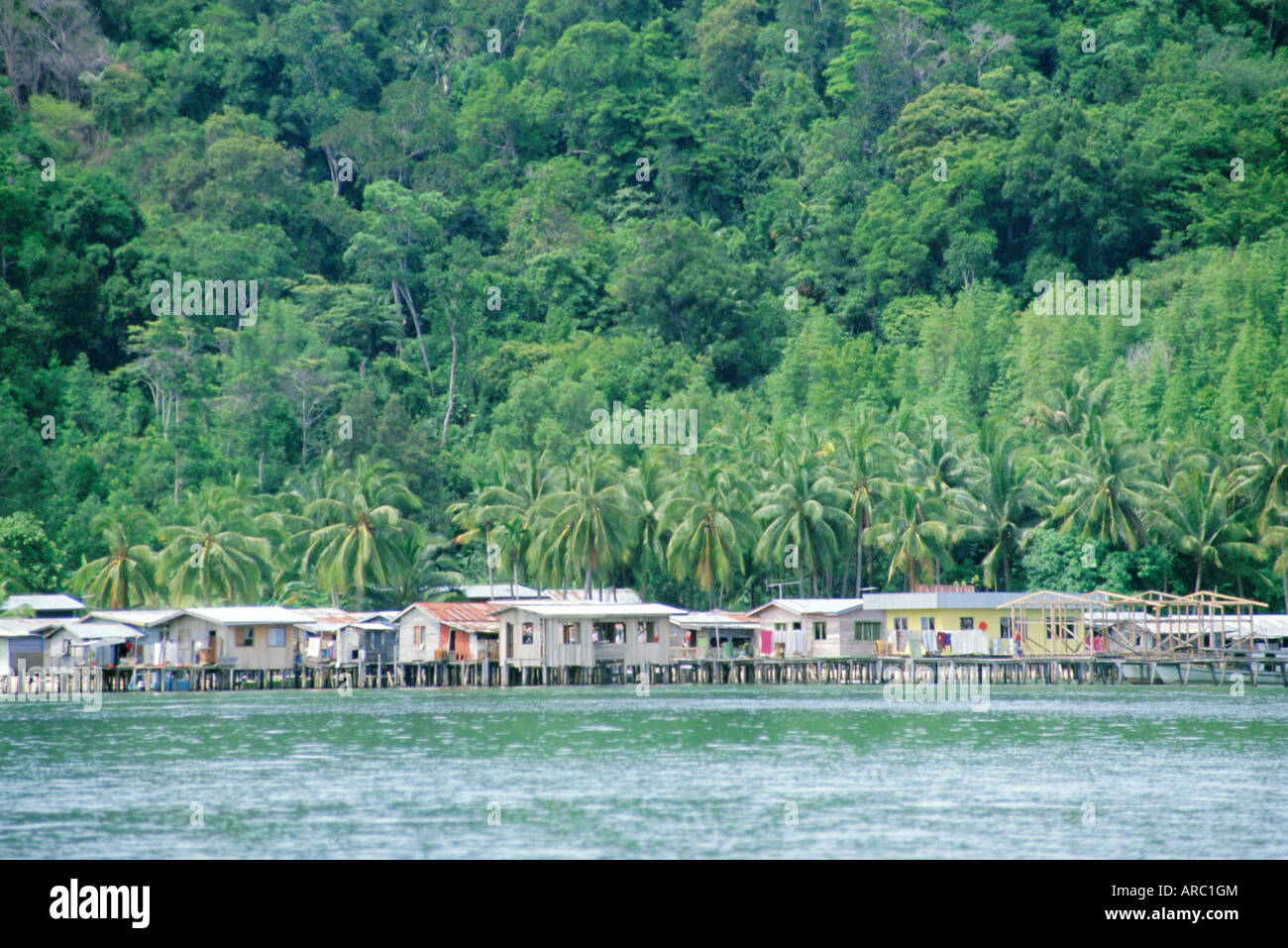 Kota Kinabalu, Sabah auf der Insel von Borneo, Malaysia Stockfoto