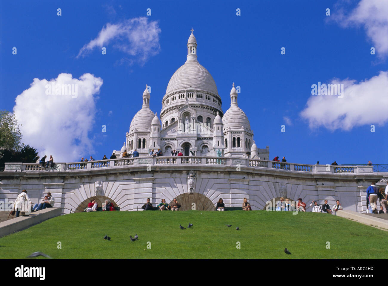 Basilika Sacre Coeur, Montmartre, Paris, Frankreich, Europa Stockfoto