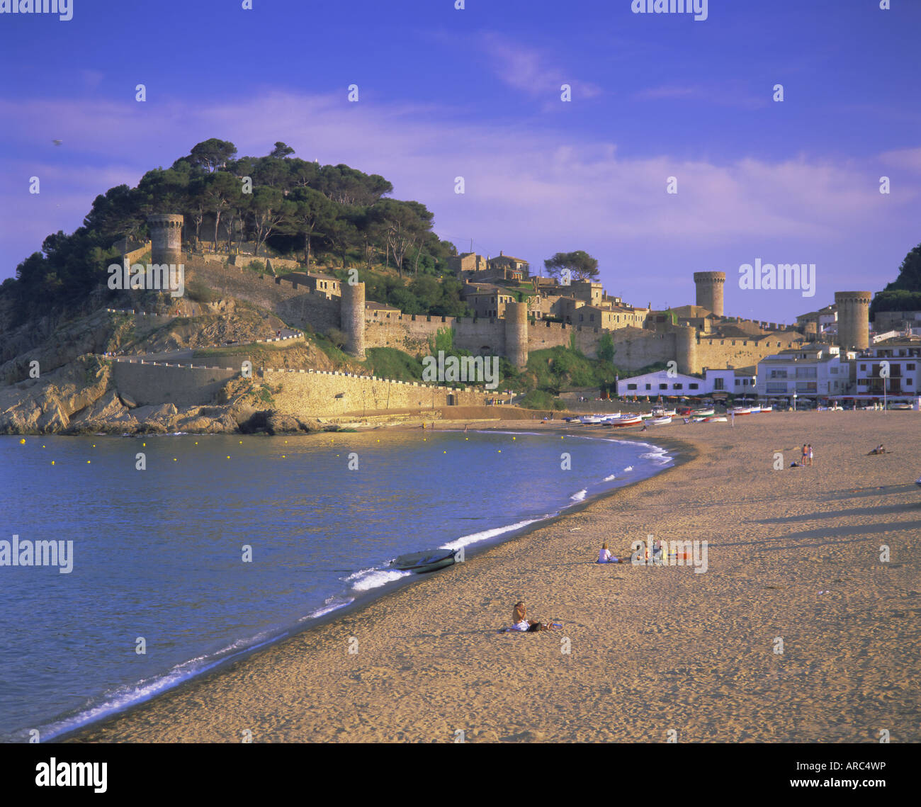 Tossa de Mar, Costa Brava, Catalunya (Katalonien) (Cataluna), Spanien, Europa Stockfoto