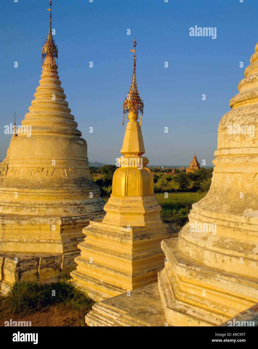 Pagoden, Bagan (Pagan), Myanmar (Burma) Stockfoto