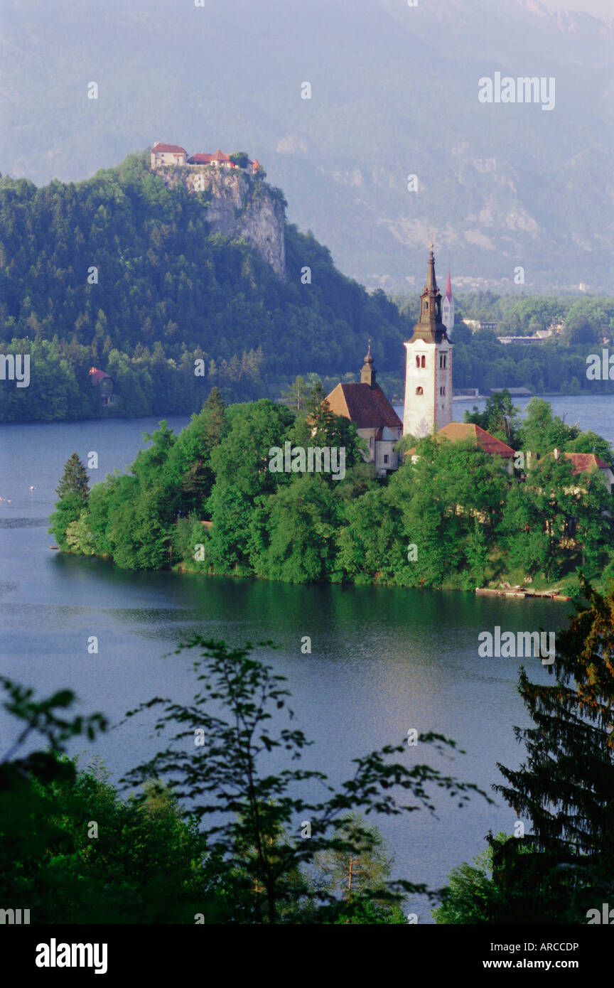Lake Bled, Slowenien, Europa Stockfoto