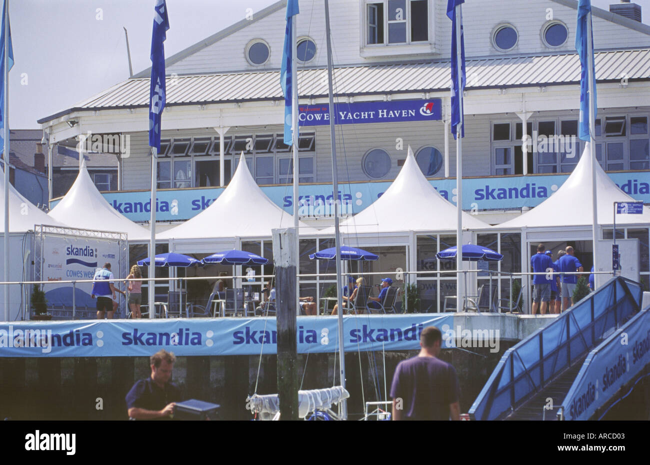 Cowes Yacht Haven Isle Of Wight England UK Stockfoto