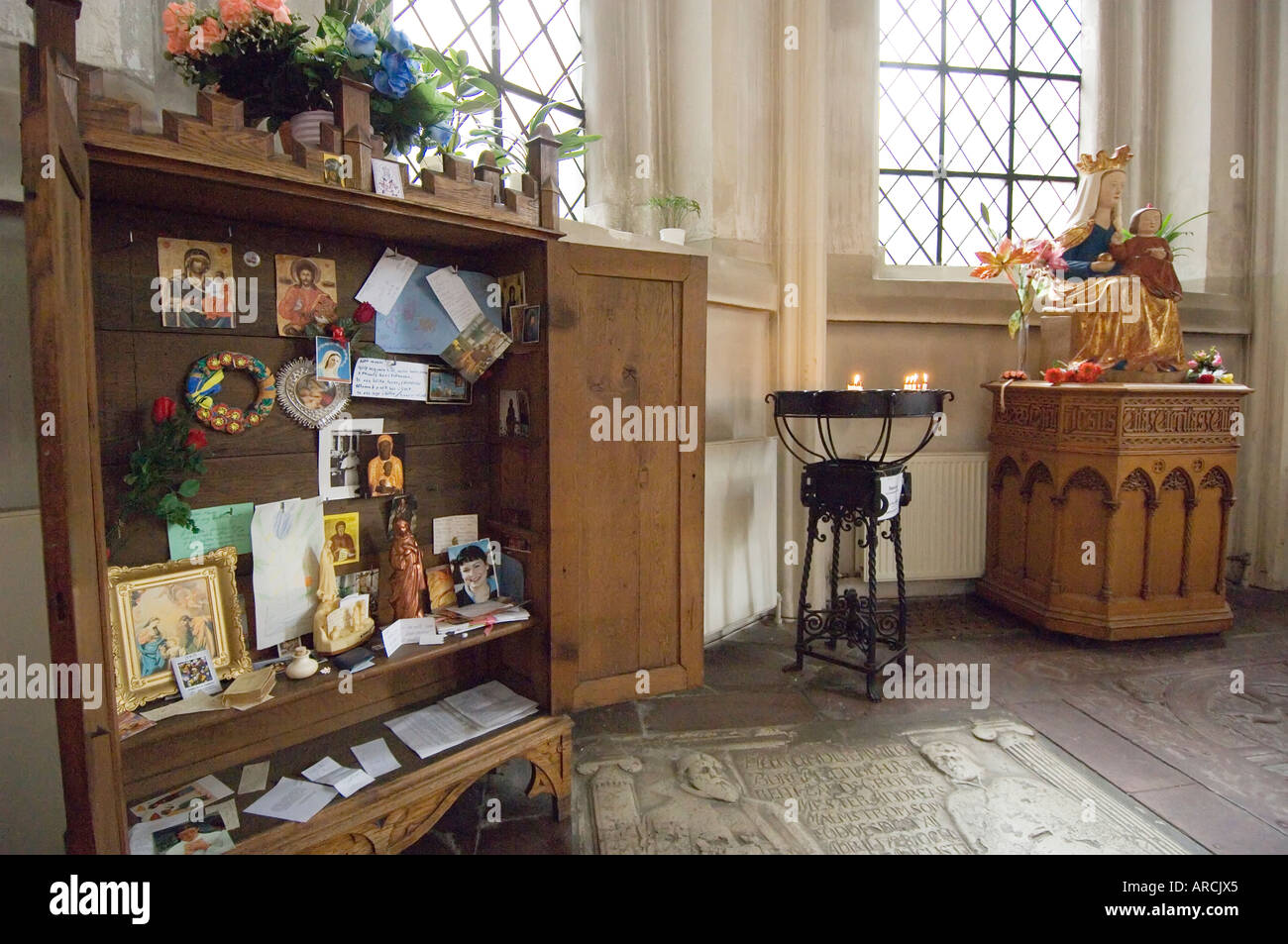 Hinter Dem Altar In Der Mittelalterlichen St Peters Kirche In Malm 