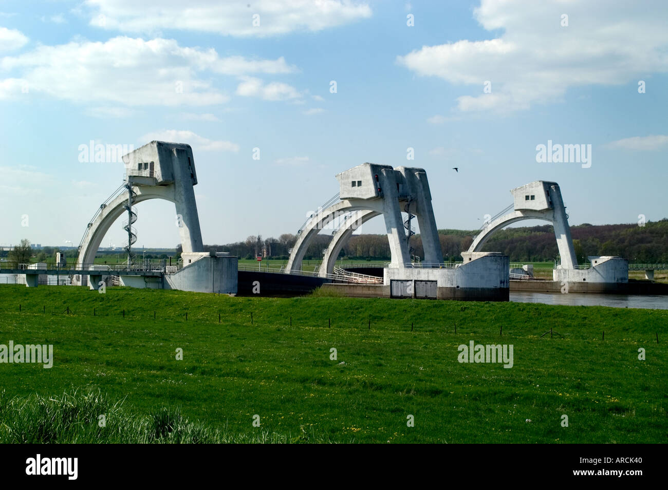 Niederlande Neder Rijn Rhein wasserabweisend Stockfoto