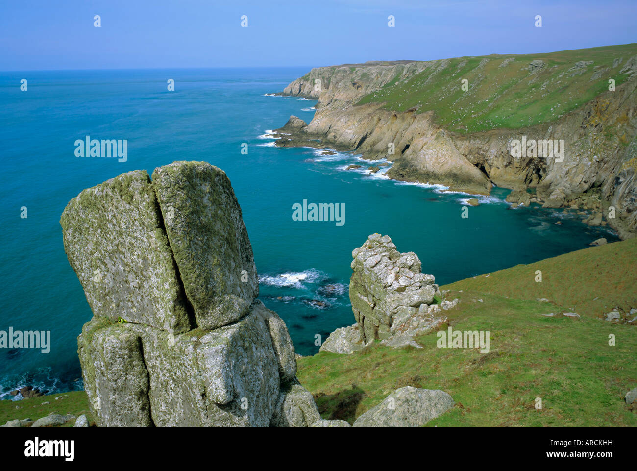 Jenny's Cove, Lundy Island, Devon, England, UK Stockfoto