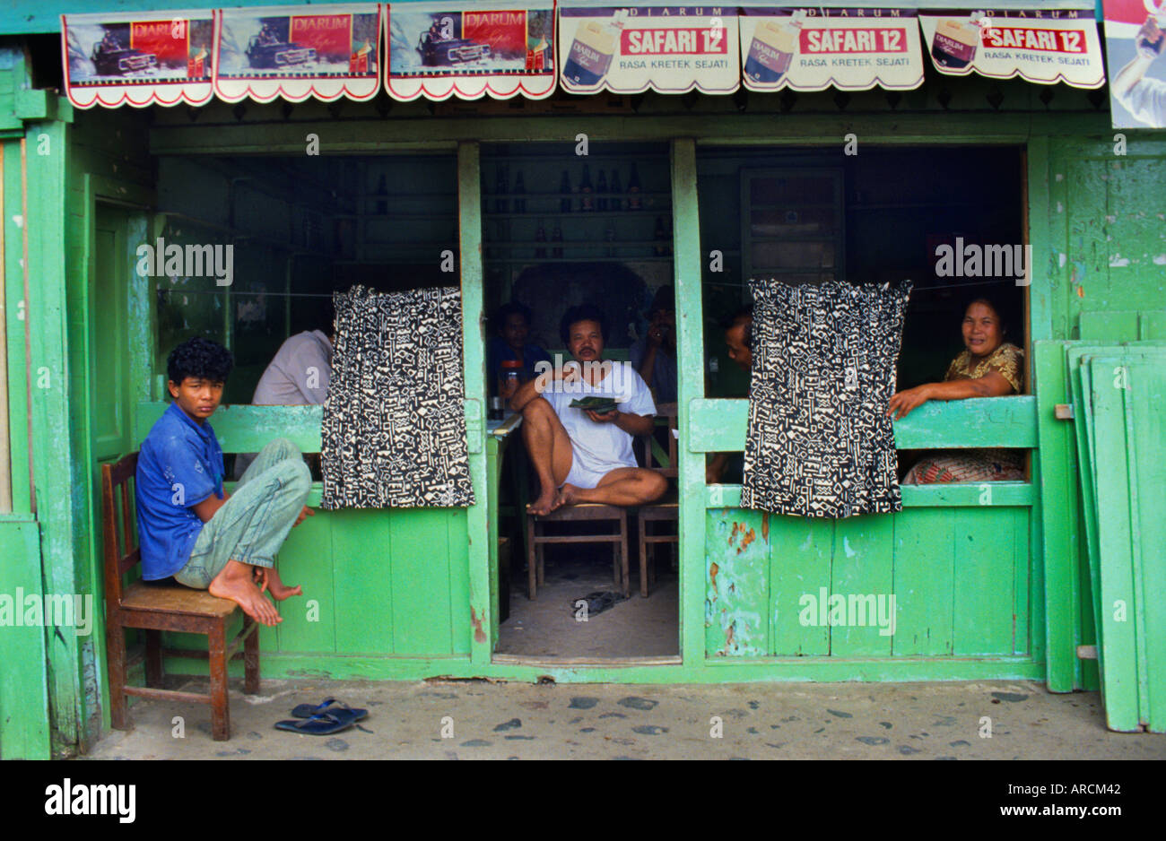 Indonesien-indonesische Sumatra Bukittinggi Markt Stockfoto