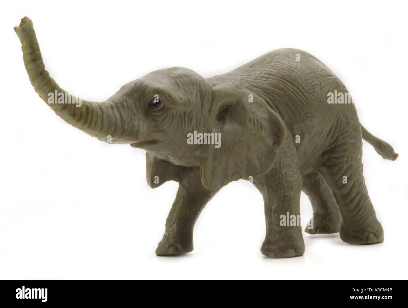 Elefant aus Kunststoff Zootiere herauszufinden Cartoon England UK United Kingdom GB Großbritannien EU Europäische Union Europa Stockfoto