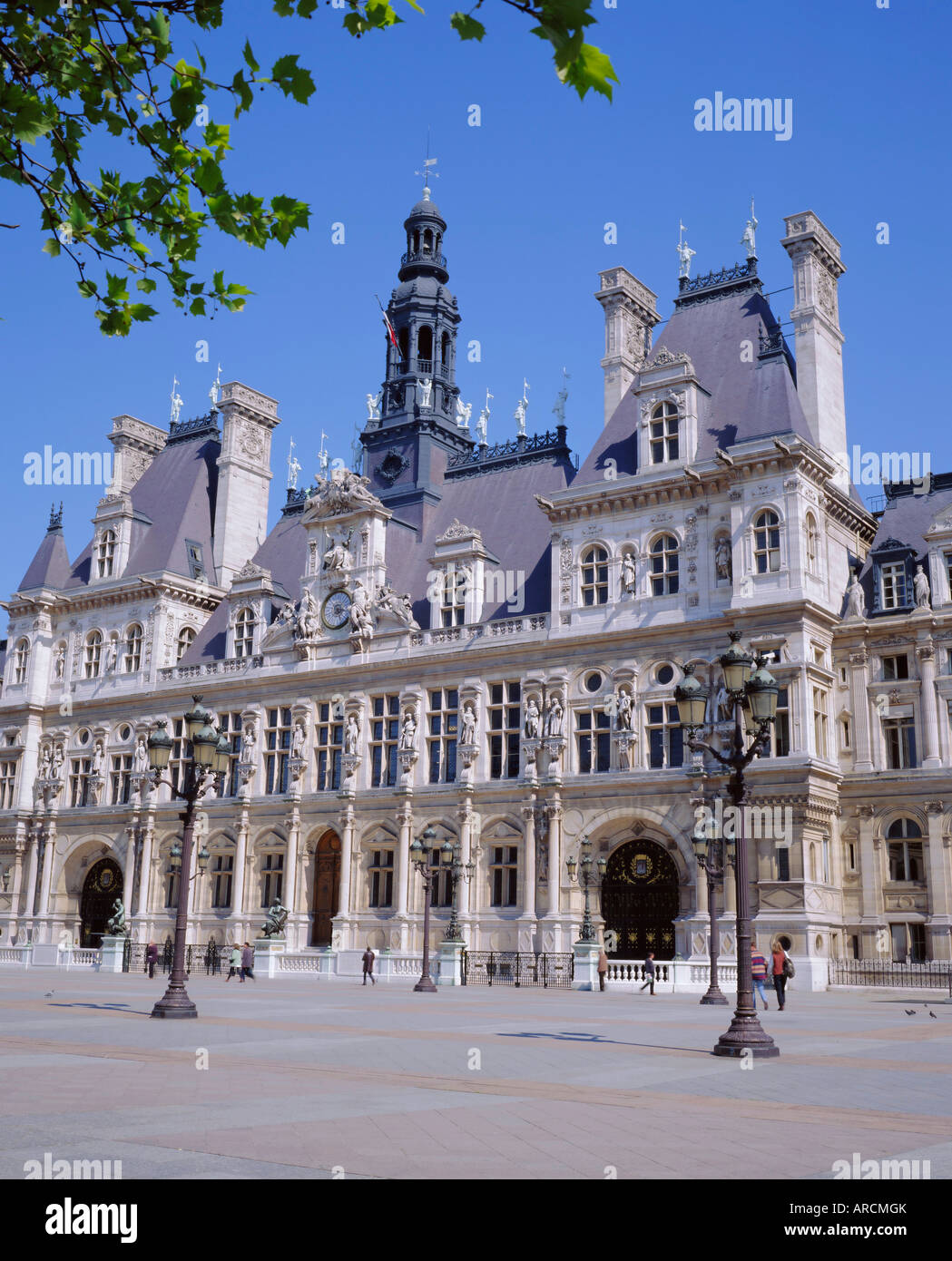 Hotel de Ville, Paris, Frankreich, Europa Stockfoto