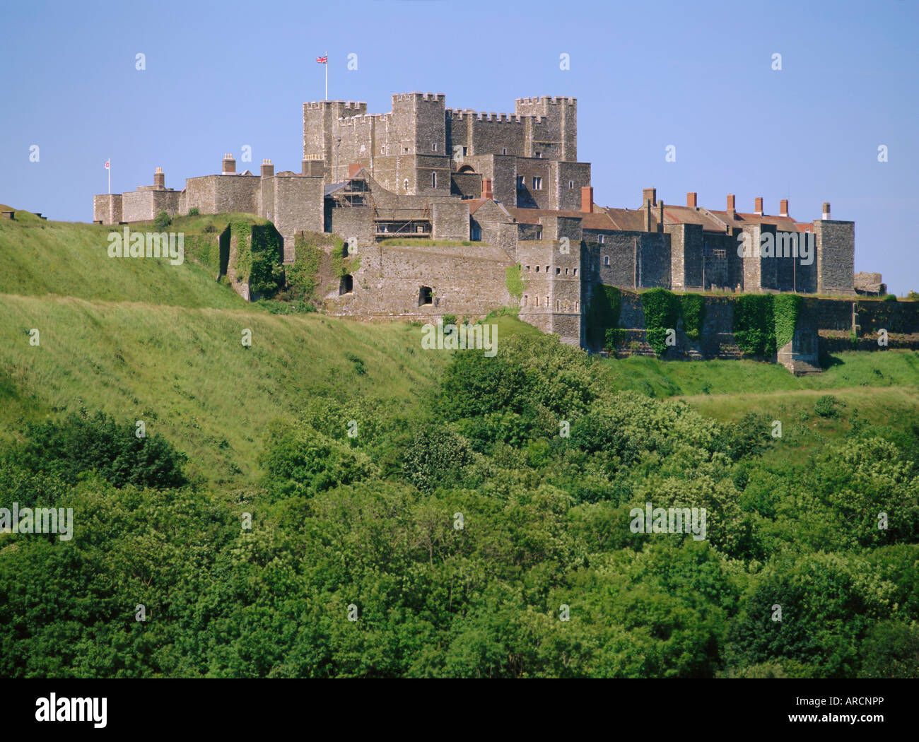 Dover Castle, Dover, Kent, England, UK, Europa Stockfoto
