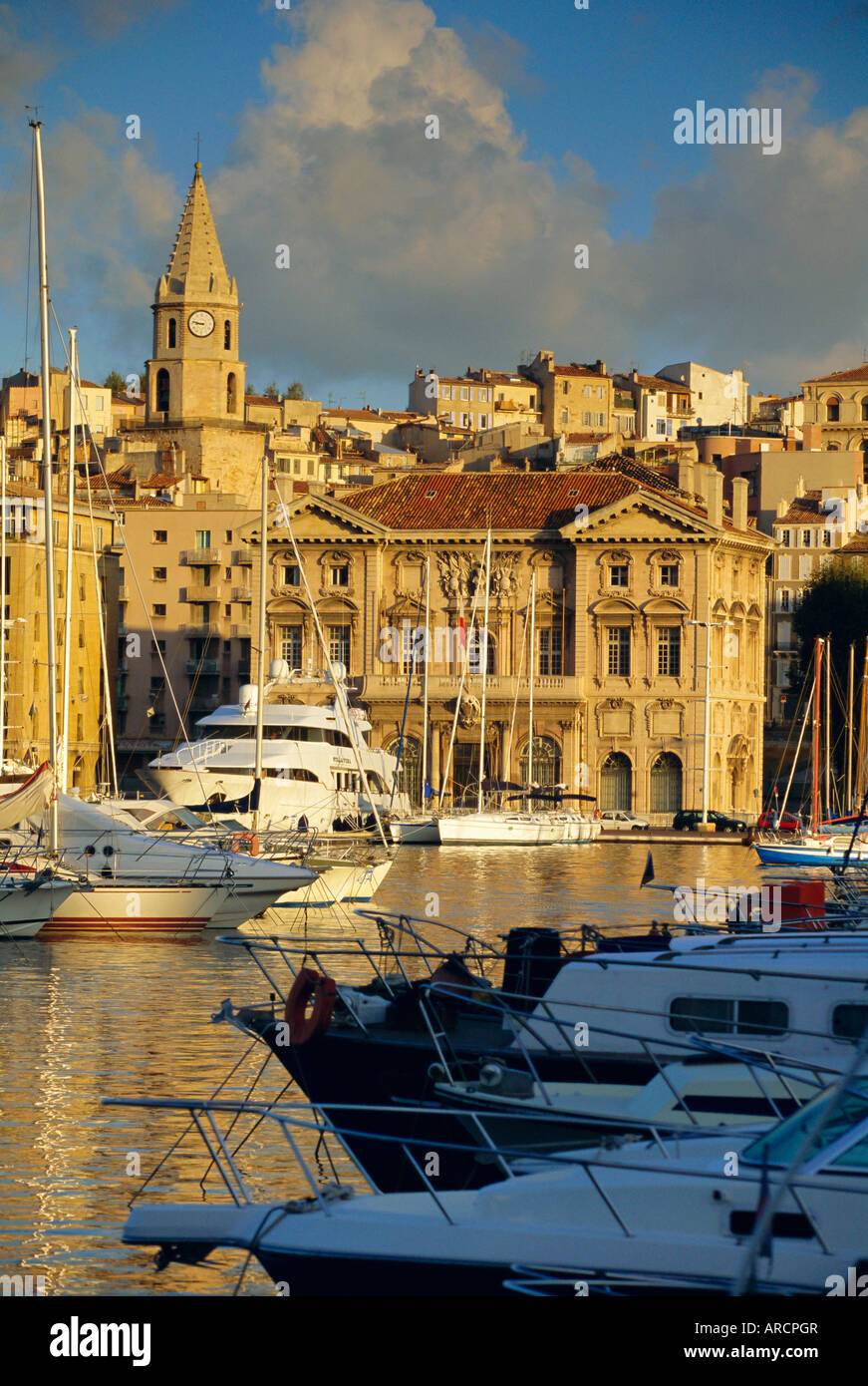 Vieux Port, Marseille, Bouche du Rhone, Provence, Frankreich, Europa Stockfoto