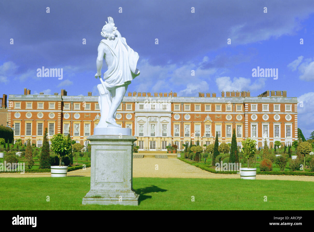Der Privy Garden, Hampton Court Palace, Hampton Court, Surrey, England, UK Stockfoto