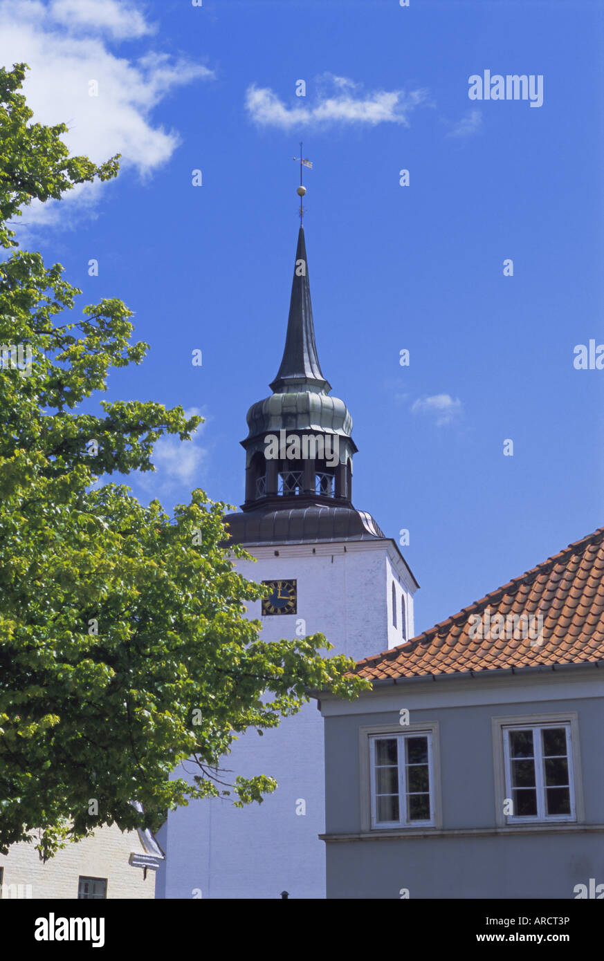 Kirche, Aeroskobing, Insel von Aero, Dänemark, Skandinavien, Europa Stockfoto