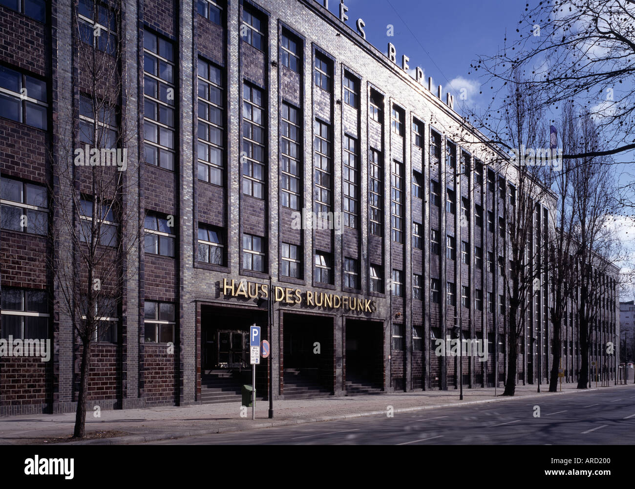 Berlin, Haus des Rundfunks, Heute SFB Stockfoto