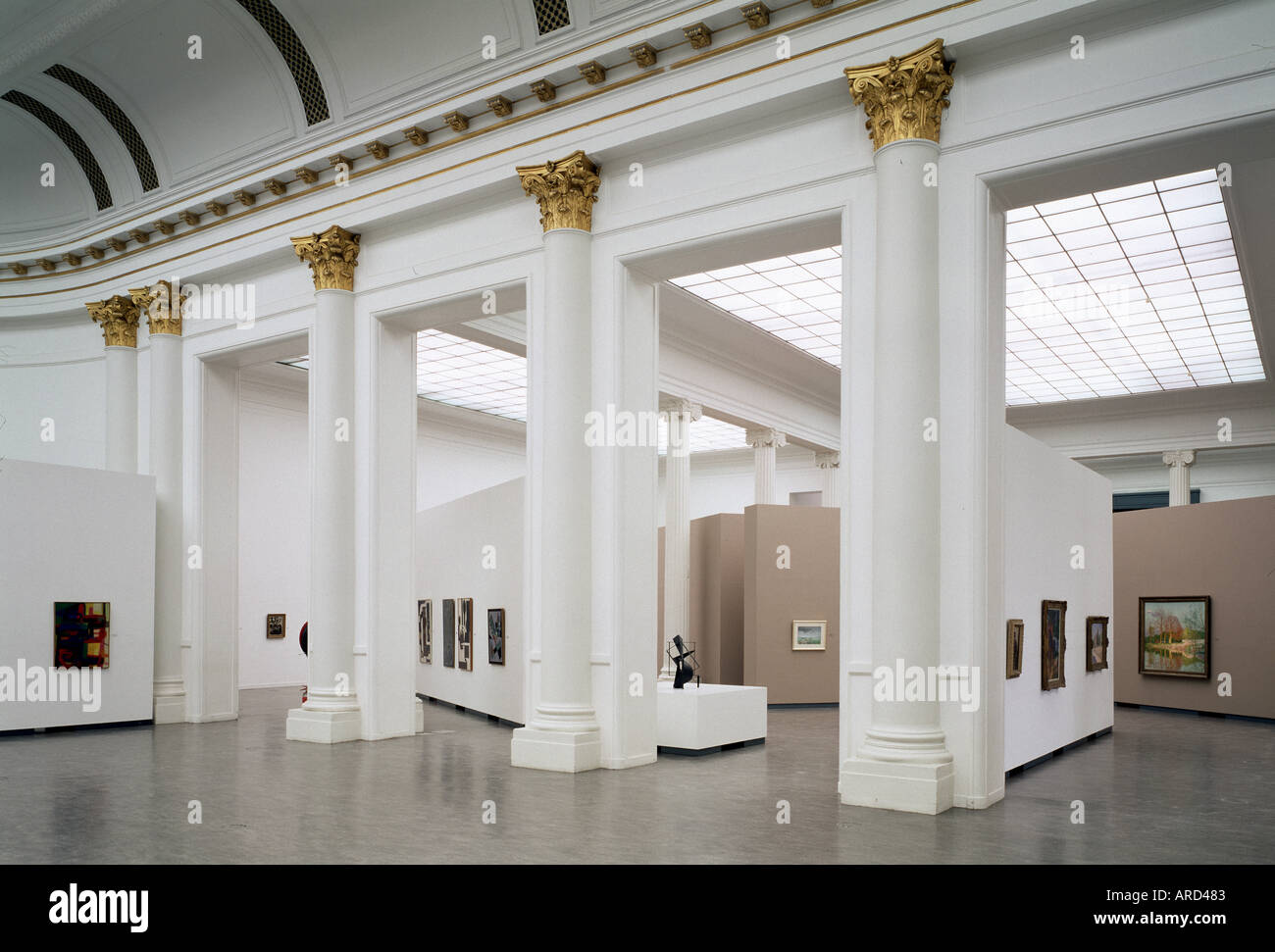 Lüttich, Museum Für moderne Kunst, Austellungssaal Stockfoto