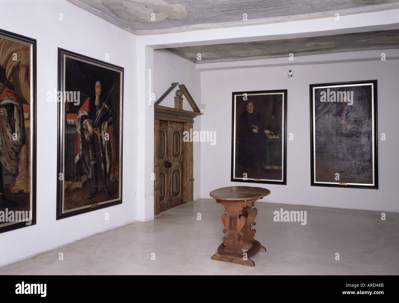 Eisleben, Lutherstadt, 'Geburtshaus Luthers, '' Der Schöne Saal'' ' Stockfoto