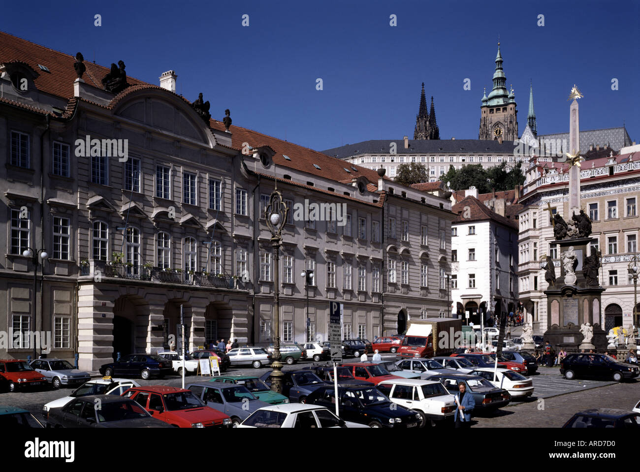 Prag, Palais Liechtenstein, Kleinseitner Ring Stockfotografie - Alamy