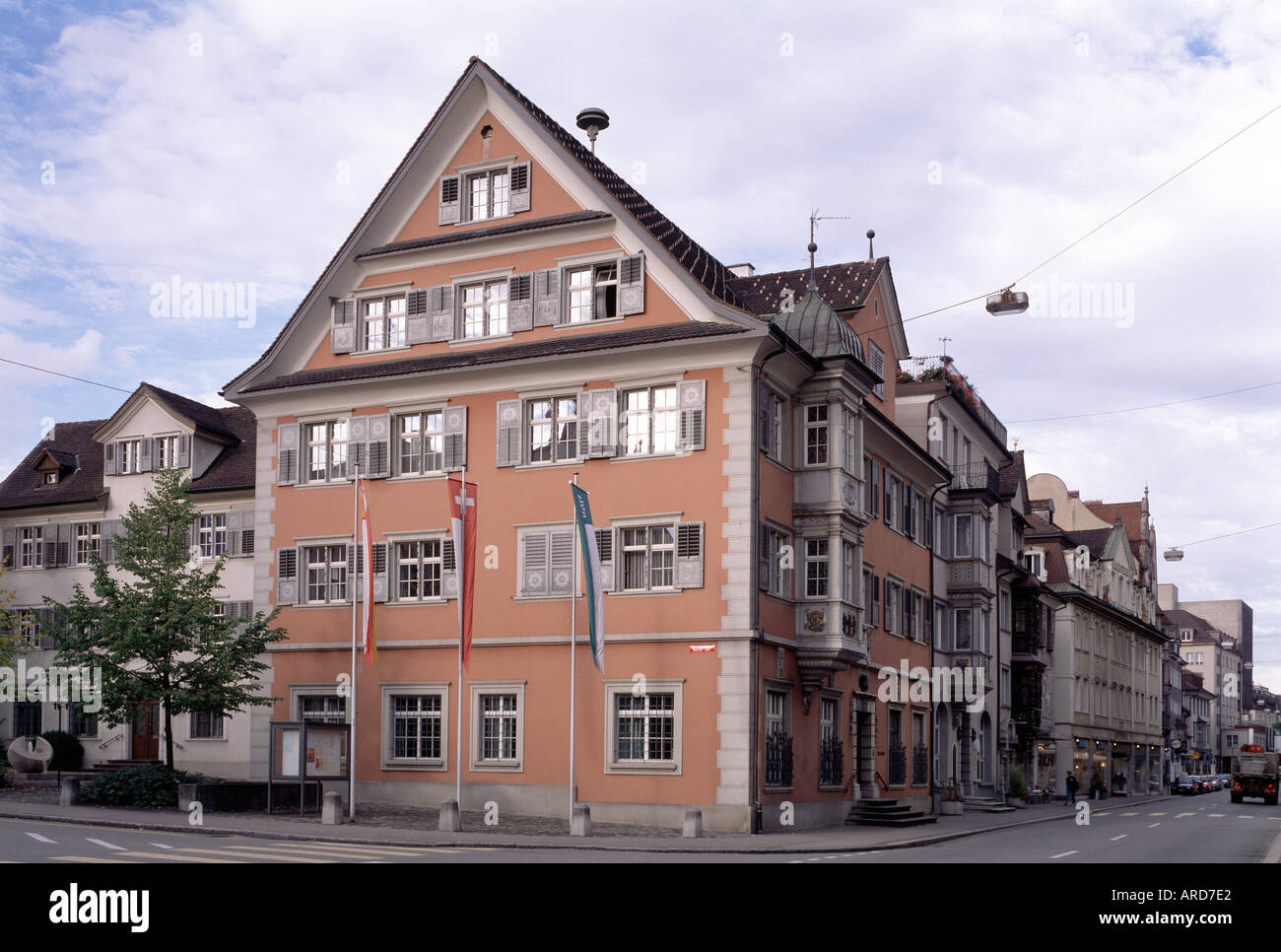 Rorschach, Rathaus, Stockfoto