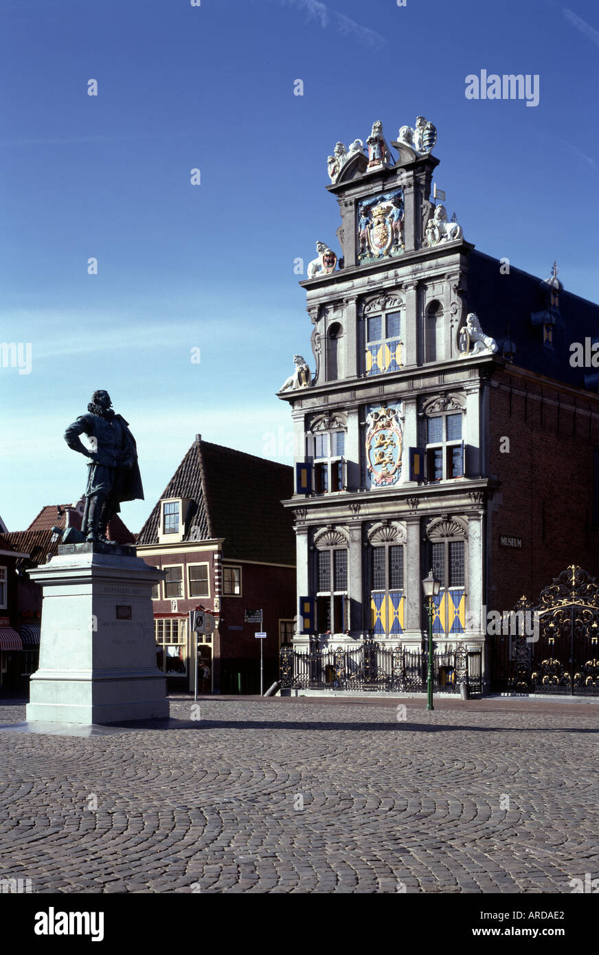 Hoorn, Westfriesisches Museum, Fassade Stockfoto