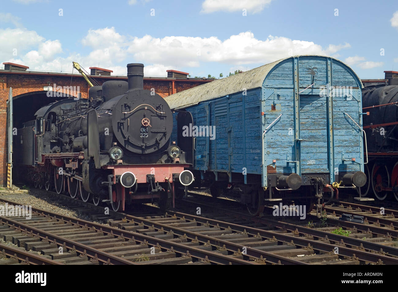 Dampfmaschinen, die Lokomotive Stockfoto