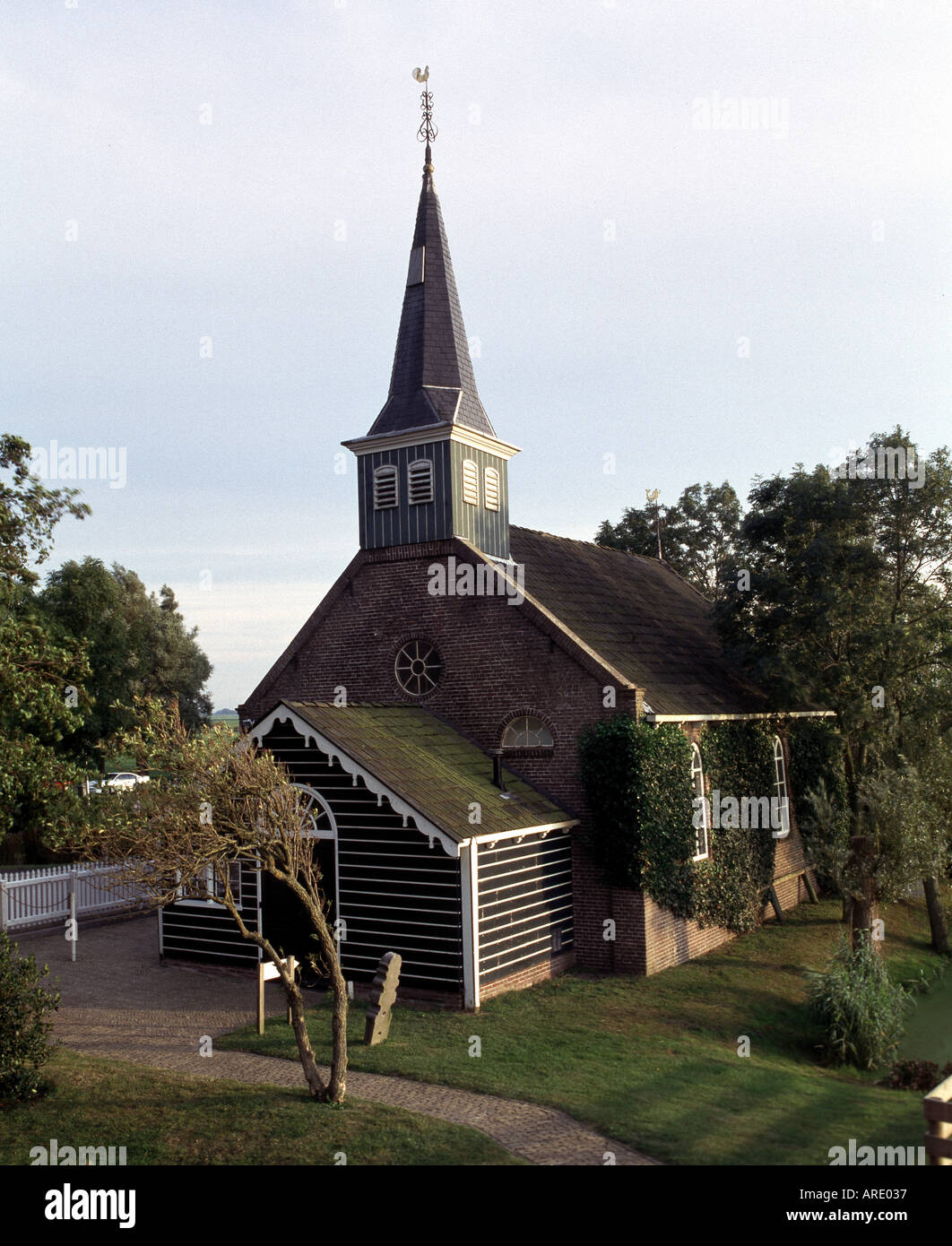 Allingawier, Kirche, Stockfoto