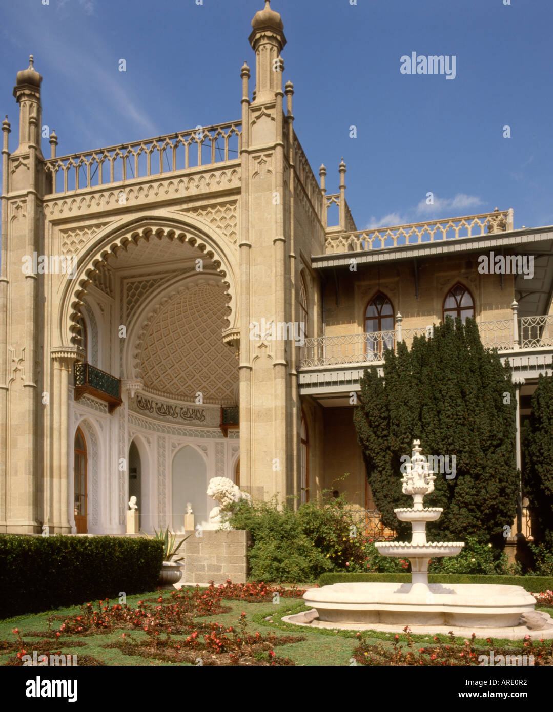 Ukraine. Jalta. Alupka-Palast Stockfoto, Bild: 9157233 - Alamy