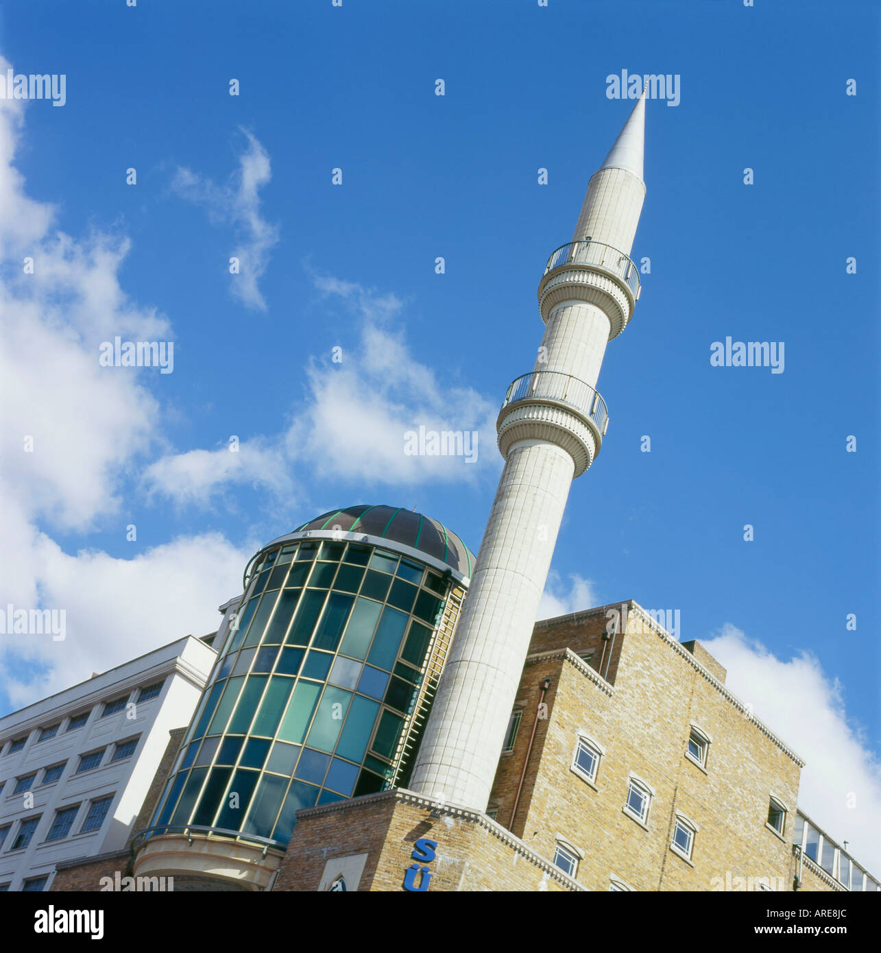 Türkisches Kulturzentrum und Süleymaniye-Moschee in Kingsland Road East London England UK Stockfoto