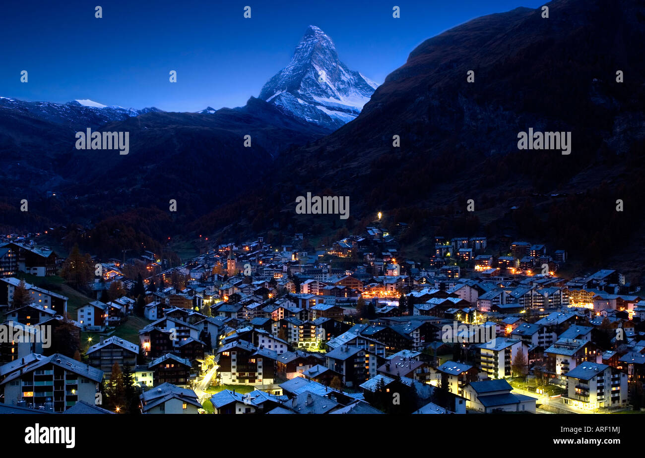 Zermatt, Wallis, Schweiz Stockfoto