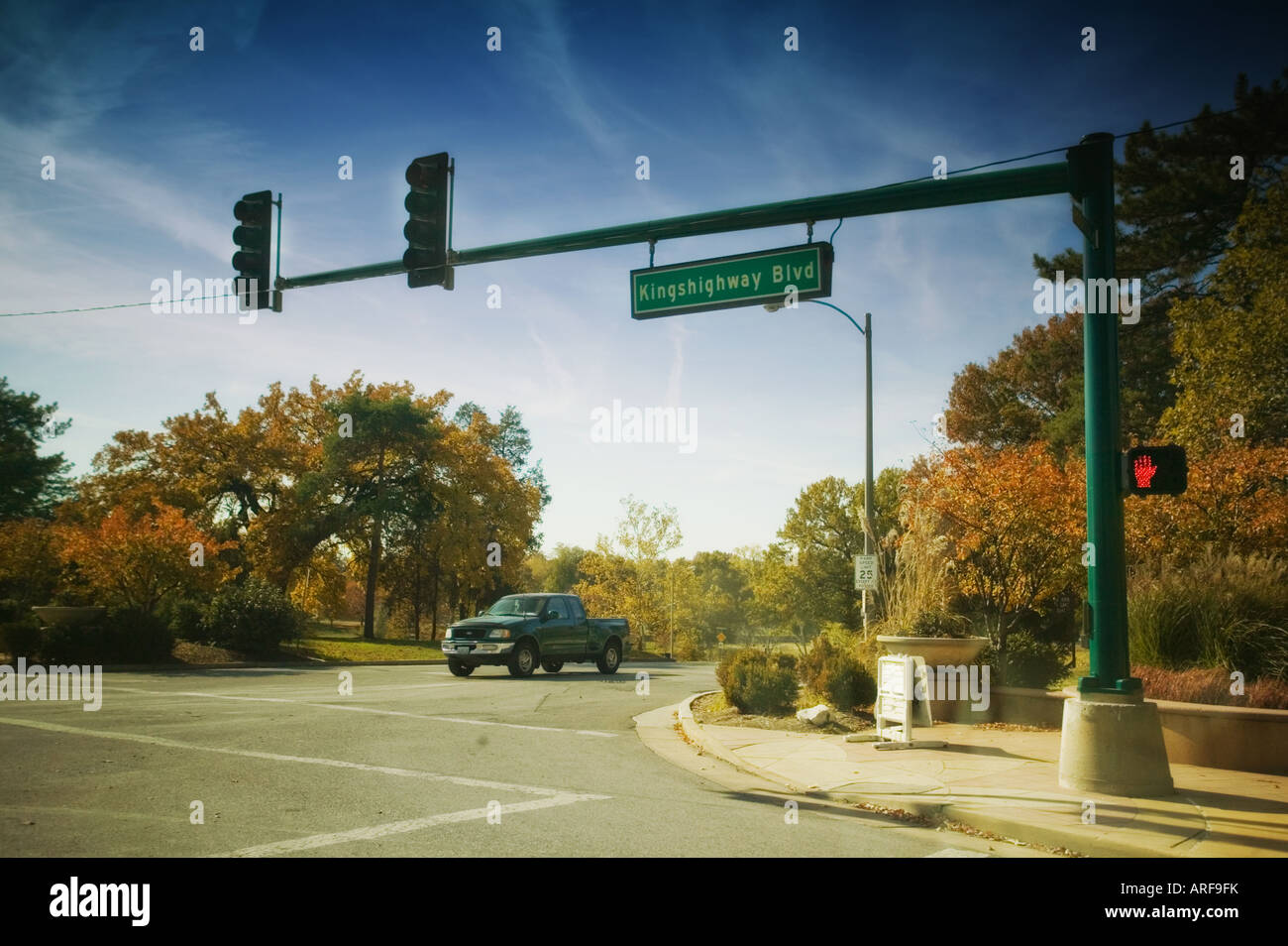 Ford, LKW, Pick Up, Kingshighway Blvd, St. Louis, Missouri USA, Herbst Stockfoto